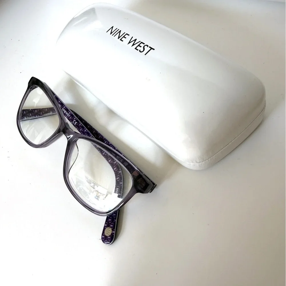 Nine West NW5184 Kids Eyeglasses Frames Purple 48-15-135 w/ Case Frame Only